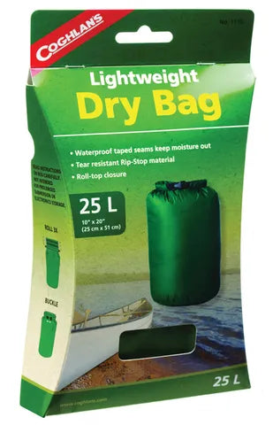 COGHLAN'S LIGHTWEIGTH DRY BAG 25L 10"X20"