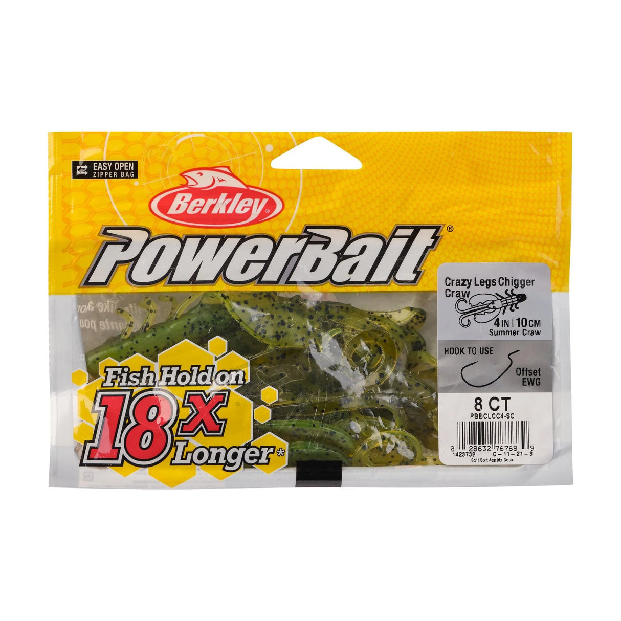 BERKLEY POWERBAIT CRAZY LEGS CHIGGER CRAW