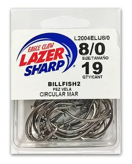 EAGLE CLAW LAZER SHARP BILLFISH2 CIRCULAR HOOKS