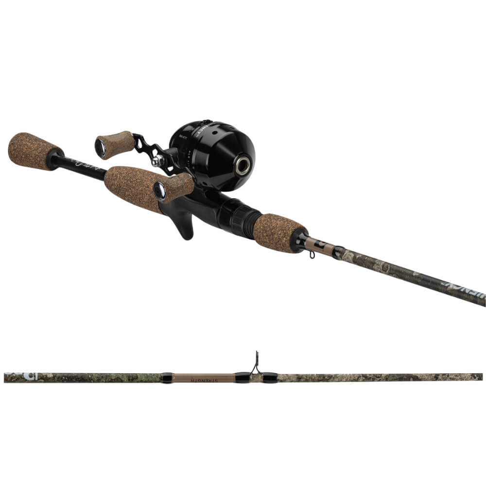 PROFISHIENCY CAMO IM6 CORK HANDLE SPINCAST COMBO 6'