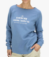 AFTCO WOMEN'S WHISKEY CREWNECK FLEECE