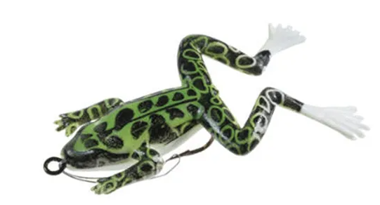 BURKE FISHING LURES WEEDLESS FROG GREEN