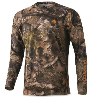 NOMAD MEN'S PURSUIT CAMO LONG-SLEEVE HUNTING SHIRT